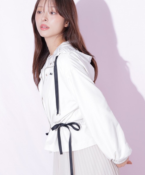 JILL by JILL STUART(ジルバイジルスチュアート)の「ペプラムフーディージャケット(その他アウター・レディース・ホワイト/ネイビー/ベージュ・FREE)」の19枚目の写真