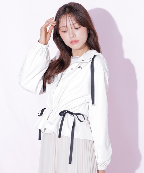 JILL by JILL STUART(ジルバイジルスチュアート)の「ペプラムフーディージャケット(その他アウター・レディース・ホワイト/ネイビー/ベージュ・FREE)」の18枚目の写真