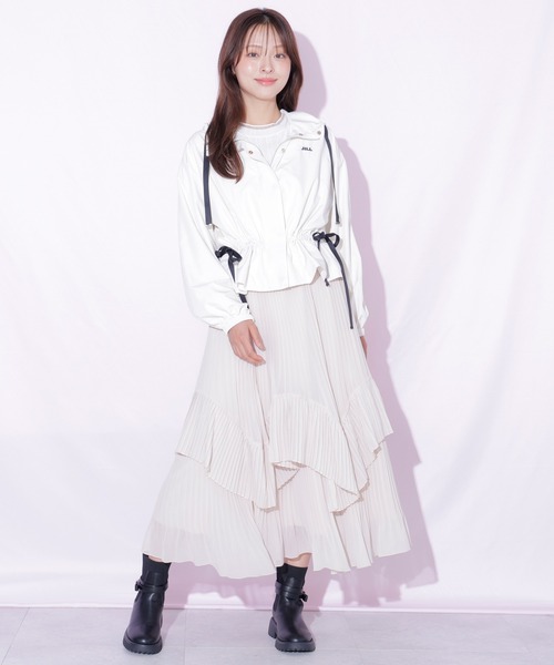 JILL by JILL STUART(ジルバイジルスチュアート)の「ペプラムフーディージャケット(その他アウター・レディース・ホワイト/ネイビー/ベージュ・FREE)」の22枚目の写真