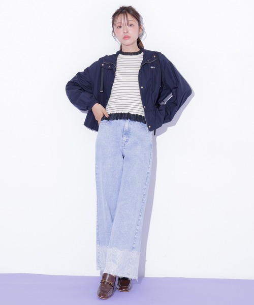 JILL by JILL STUART(ジルバイジルスチュアート)の「ペプラムフーディージャケット(その他アウター・レディース・ホワイト/ネイビー/ベージュ・FREE)」の13枚目の写真