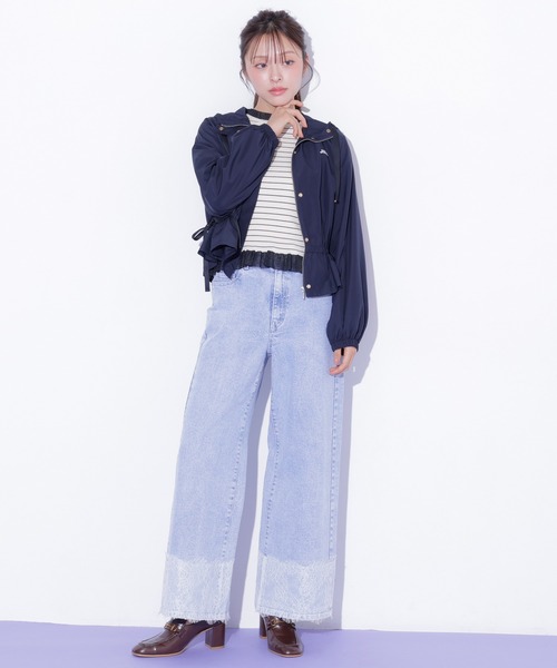 JILL by JILL STUART(ジルバイジルスチュアート)の「ペプラムフーディージャケット(その他アウター・レディース・ホワイト/ネイビー/ベージュ・FREE)」の14枚目の写真