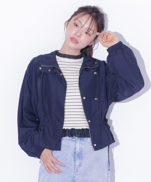 JILL by JILL STUART(ジルバイジルスチュアート)の「ペプラムフーディージャケット(その他アウター・レディース・ホワイト/ネイビー/ベージュ・FREE)」の9枚目の写真