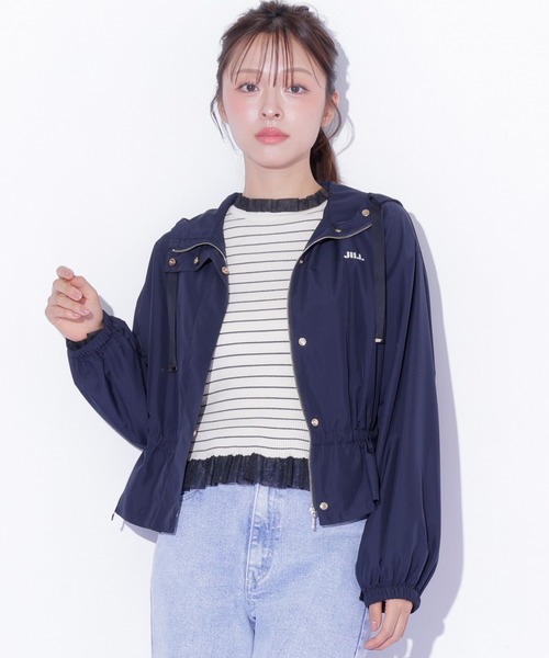 JILL by JILL STUART(ジルバイジルスチュアート)の「ペプラムフーディージャケット(その他アウター・レディース・ホワイト/ネイビー/ベージュ・FREE)」の10枚目の写真