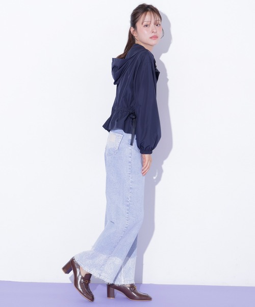 JILL by JILL STUART(ジルバイジルスチュアート)の「ペプラムフーディージャケット(その他アウター・レディース・ホワイト/ネイビー/ベージュ・FREE)」の4枚目の写真