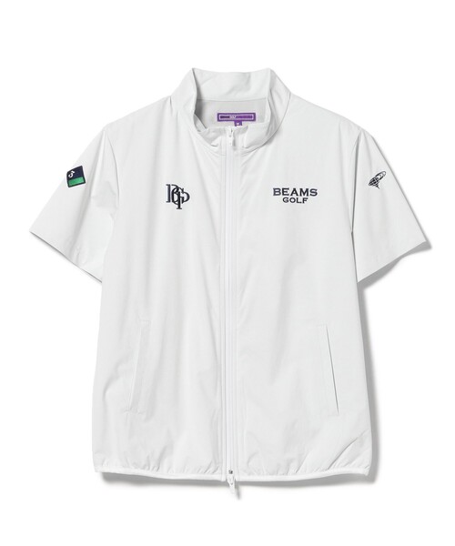 BEAMS GOLF（ビームスゴルフ）の「PURPLE LABEL / スフィダンテ 撥水 ショートスリーブ ブルゾン（ベスト・レディース・ホワイト/ネイビー・SMALL/MEDIUM/LARGE）」の17枚目の写真