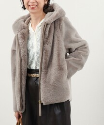 エコファー×ムートンジャケット