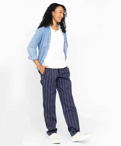 COOKMAN(クックマン)の「Cookman クックマン シェフパンツ イージーパンツ Pencil Stripe Navy(その他パンツ・メンズ・ネイビー・LARGE/MEDIUM)」の14枚目の写真