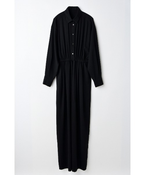ENFOLD(エンフォルド)の「PEライトジョーゼット③2way Jump suit(その他パンツ・レディース・ダークグレー/ブラック・36/38)」の1枚目の写真