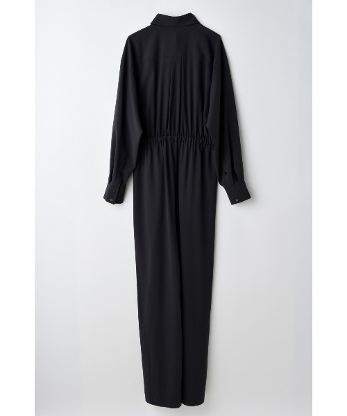 ENFOLD(エンフォルド)の「PEライトジョーゼット③2way Jump suit(その他パンツ・レディース・ダークグレー/ブラック・36/38)」の4枚目の写真
