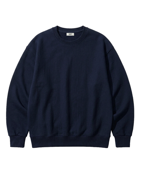 GCLIP(ジクリップ)の「セミオーバーサイズ裏毛スウェットTシャツ 5Color(スウェット・メンズ・ホワイト/ブラック/ネイビー/グレー/バーガンディー・MEDIUM/LARGE/X-LARGE/XX-LARGE)」の4枚目の写真