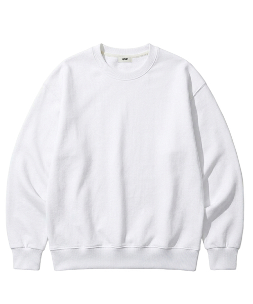 GCLIP(ジクリップ)の「セミオーバーサイズ裏毛スウェットTシャツ 5Color(スウェット・メンズ・ホワイト/ブラック/ネイビー/グレー/バーガンディー・MEDIUM/LARGE/X-LARGE/XX-LARGE)」の15枚目の写真