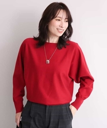 前後2WAYドルマンニット/吸水発熱/洗える/WEB限定サイズあり