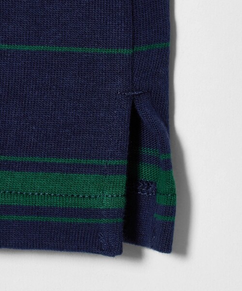 NICE WEATHER(ナイスウェザー)の「<NICE WEATHER>ボーダー ロングスリーブ ポロシャツ(ポロシャツ・メンズ・ネイビー/ライトグレー・L/S/M)」の15枚目の写真