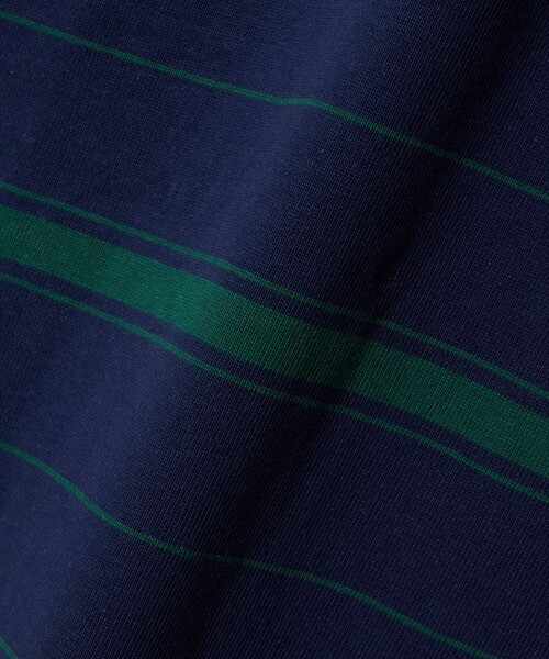 NICE WEATHER(ナイスウェザー)の「<NICE WEATHER>ボーダー ロングスリーブ ポロシャツ(ポロシャツ・メンズ・ネイビー/ライトグレー・L/S/M)」の18枚目の写真