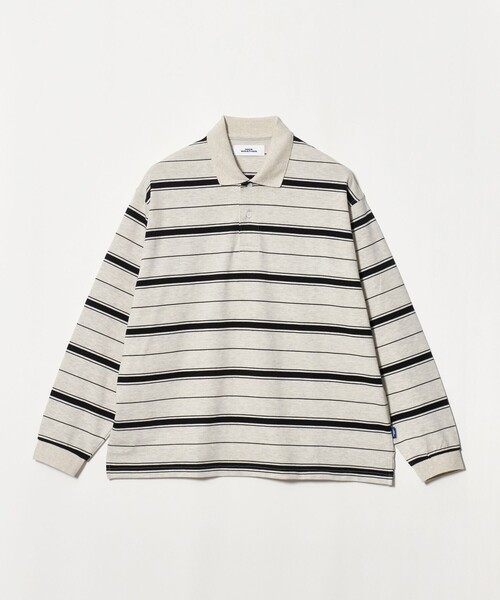 NICE WEATHER(ナイスウェザー)の「<NICE WEATHER>ボーダー ロングスリーブ ポロシャツ(ポロシャツ・メンズ・ネイビー/ライトグレー・L/S/M)」の19枚目の写真