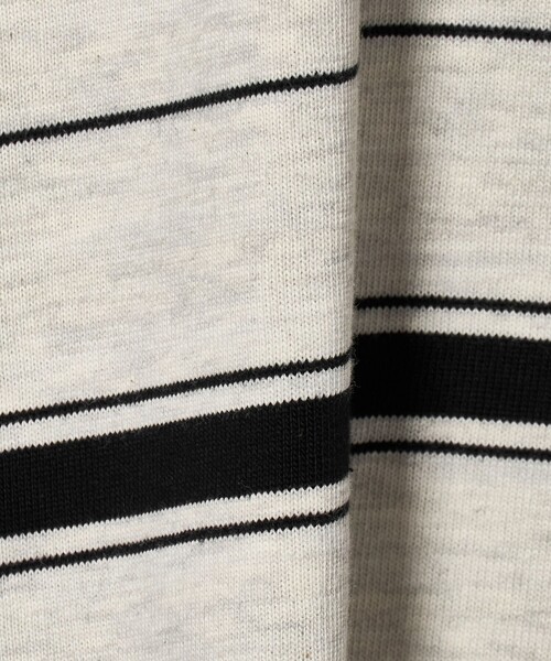 NICE WEATHER(ナイスウェザー)の「<NICE WEATHER>ボーダー ロングスリーブ ポロシャツ(ポロシャツ・メンズ・ネイビー/ライトグレー・L/S/M)」の21枚目の写真