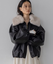 ファーエリ2WAYブルゾン