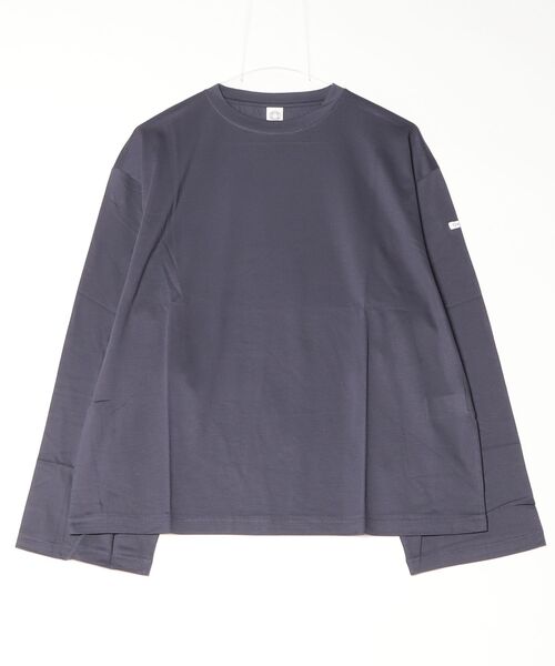 ORCIVAL（オーシバル）の「ORCIVAL/RELAX FIT L/S P.O.（Tシャツ/カットソー・レディース・ライトピンク/ブルーグレー・1）」の2枚目の写真
