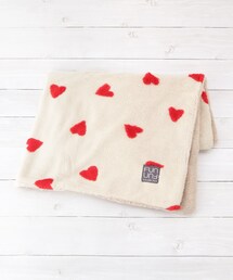 one'sterrace（ワンズテラス）の「【あったか】ハーツ カットボアブランケット（ブランケット）」