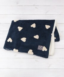 one'sterrace（ワンズテラス）の「【あったか】ハーツ カットボアブランケット（ブランケット）」