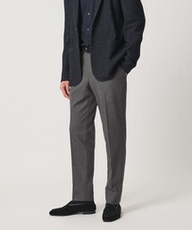 バーズアイ サイドエクステンド ノープリーツ スラックス COMFORT EASY-MODEL ウォッシャブル ヨコストレッチ