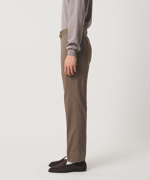 UNITED ARROWS（ユナイテッドアローズ）の「バーズアイ サイドエクステンド ノープリーツ スラックス COMFORT EASY-MODEL ウォッシャブル ヨコストレッチ（スラックス・メンズ・グレー系/ベージュ・48/50/46/44）」の3枚目の写真
