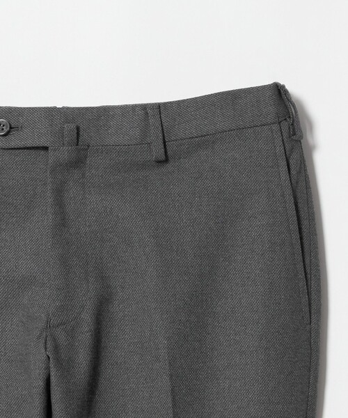UNITED ARROWS（ユナイテッドアローズ）の「バーズアイ サイドエクステンド ノープリーツ スラックス COMFORT EASY-MODEL ウォッシャブル ヨコストレッチ（スラックス・メンズ・グレー系/ベージュ・48/50/46/44）」の8枚目の写真