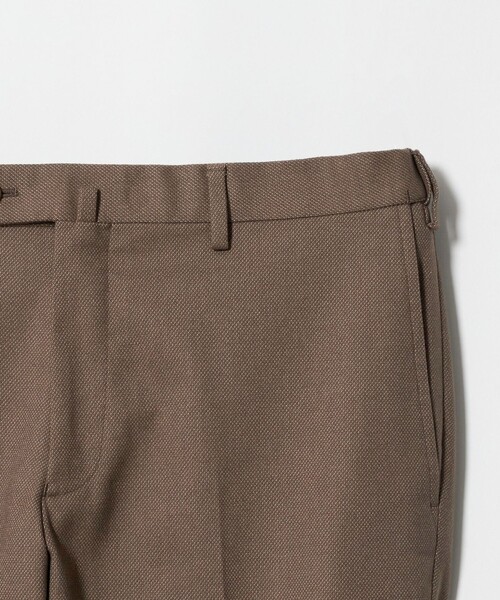 UNITED ARROWS（ユナイテッドアローズ）の「バーズアイ サイドエクステンド ノープリーツ スラックス COMFORT EASY-MODEL ウォッシャブル ヨコストレッチ（スラックス・メンズ・グレー系/ベージュ・48/50/46/44）」の17枚目の写真