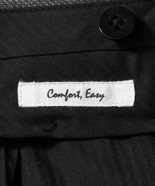 UNITED ARROWS（ユナイテッドアローズ）の「バーズアイ サイドエクステンド ノープリーツ スラックス COMFORT EASY-MODEL ウォッシャブル ヨコストレッチ（スラックス・メンズ・グレー系/ベージュ・48/50/46/44）」の21枚目の写真
