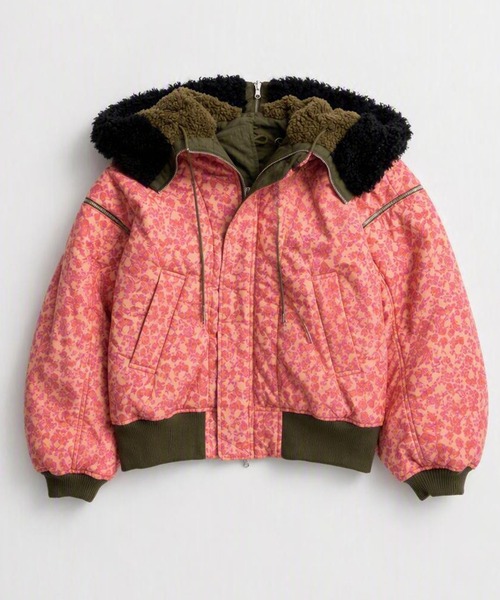 MAISON SPECIAL(メゾンスペシャル)の「【26WINTER PRE-ORDER】Flower Reversible N2B/フラワーリバーシブルN2B(ミリタリージャケット・レディース・ブラック/カーキ・FREE)」の15枚目の写真