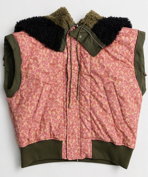 MAISON SPECIAL(メゾンスペシャル)の「【26WINTER PRE-ORDER】Flower Reversible N2B/フラワーリバーシブルN2B(ミリタリージャケット・レディース・ブラック/カーキ・FREE)」の16枚目の写真