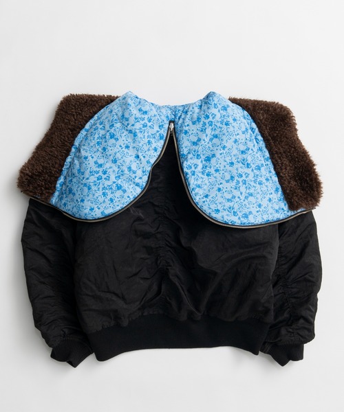 MAISON SPECIAL(メゾンスペシャル)の「【26WINTER PRE-ORDER】Flower Reversible N2B/フラワーリバーシブルN2B(ミリタリージャケット・レディース・ブラック/カーキ・FREE)」の20枚目の写真