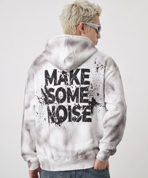 A'GEM/9 × .kom 『A'gem/エージェム』SPRAY ZIP-UP HOODIE/スプレージップアップパーカー