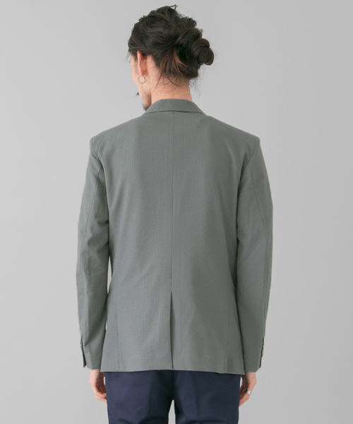 URBAN RESEARCH（アーバンリサーチ）の「UR ストレッチウォッシャブルJKT（テーラードジャケット・メンズ・ネイビー/グレー/ブラック/チャコールグレー・LARGE/MEDIUM）」の6枚目の写真