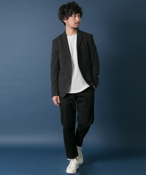 URBAN RESEARCH（アーバンリサーチ）の「UR ストレッチウォッシャブルJKT（テーラードジャケット・メンズ・ネイビー/グレー/ブラック/チャコールグレー・LARGE/MEDIUM）」の19枚目の写真