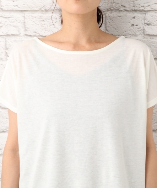 LEPSIM（レプシィム）の「2WAYカサネTシャツSS 728065（Tシャツ/カットソー・レディース・ブラック系その他/ホワイト系その他/グレー系その他・FREE）」の16枚目の写真