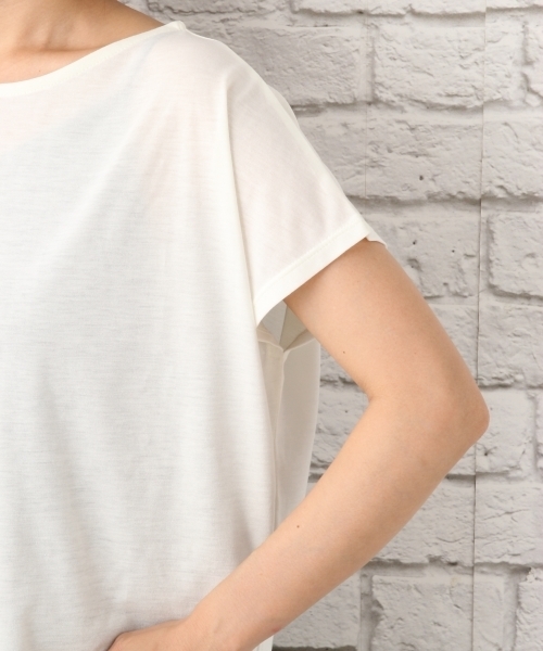 LEPSIM（レプシィム）の「2WAYカサネTシャツSS 728065（Tシャツ/カットソー・レディース・ブラック系その他/ホワイト系その他/グレー系その他・FREE）」の17枚目の写真