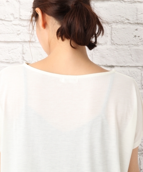 LEPSIM（レプシィム）の「2WAYカサネTシャツSS 728065（Tシャツ/カットソー・レディース・ブラック系その他/ホワイト系その他/グレー系その他・FREE）」の9枚目の写真