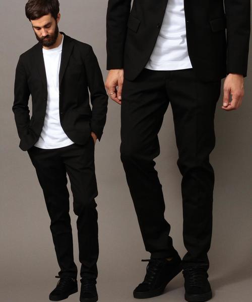 BEAUTY&YOUTH UNITED ARROWS（ビューティーアンドユースユナイテッドアローズ）の「BY ∴ TR ツイル ノープリーツパンツ◆（スラックス・メンズ・ブラック/グレー/ネイビー・SMALL/MEDIUM/LARGE/X-LARGE）」の2枚目の写真