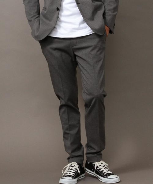 BEAUTY&YOUTH UNITED ARROWS（ビューティーアンドユースユナイテッドアローズ）の「BY ∴ TR ツイル ノープリーツパンツ◆（スラックス・メンズ・ブラック/グレー/ネイビー・SMALL/MEDIUM/LARGE/X-LARGE）」の4枚目の写真