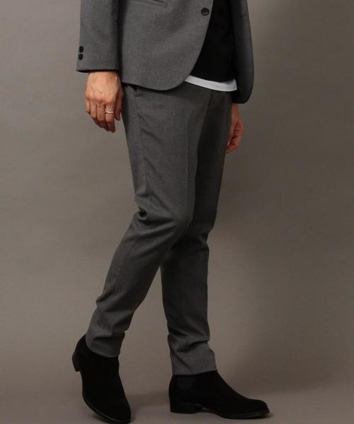 BEAUTY&YOUTH UNITED ARROWS（ビューティーアンドユースユナイテッドアローズ）の「BY ∴ TR ツイル ノープリーツパンツ◆（スラックス・メンズ・ブラック/グレー/ネイビー・SMALL/MEDIUM/LARGE/X-LARGE）」の6枚目の写真