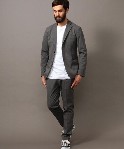 BEAUTY&YOUTH UNITED ARROWS（ビューティーアンドユースユナイテッドアローズ）の「BY ∴ TR ツイル ノープリーツパンツ◆（スラックス・メンズ・ブラック/グレー/ネイビー・SMALL/MEDIUM/LARGE/X-LARGE）」の7枚目の写真