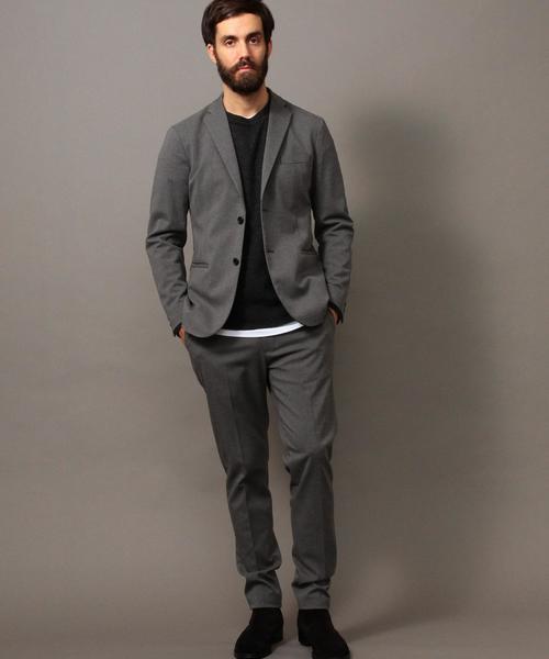 BEAUTY&YOUTH UNITED ARROWS（ビューティーアンドユースユナイテッドアローズ）の「BY ∴ TR ツイル ノープリーツパンツ◆（スラックス・メンズ・ブラック/グレー/ネイビー・SMALL/MEDIUM/LARGE/X-LARGE）」の8枚目の写真