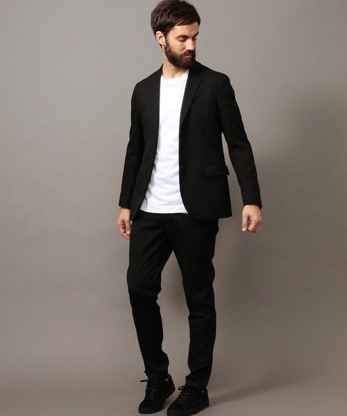 BEAUTY&YOUTH UNITED ARROWS（ビューティーアンドユースユナイテッドアローズ）の「BY ∴ TR ツイル ノープリーツパンツ◆（スラックス・メンズ・ブラック/グレー/ネイビー・SMALL/MEDIUM/LARGE/X-LARGE）」の12枚目の写真