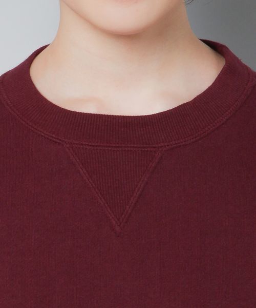 Champion（チャンピオン）の「【Champion】無地プルオーバー（スウェット・レディース・キナリ/ネイビー/ワイン/グレー/カーキ/ブラック・SMALL/LARGE/MEDIUM）」の8枚目の写真