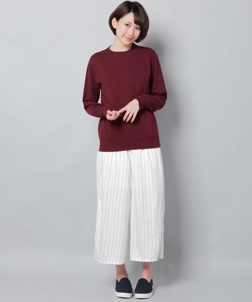 Champion（チャンピオン）の「【Champion】無地プルオーバー（スウェット・レディース・キナリ/ネイビー/ワイン/グレー/カーキ/ブラック・SMALL/LARGE/MEDIUM）」の13枚目の写真