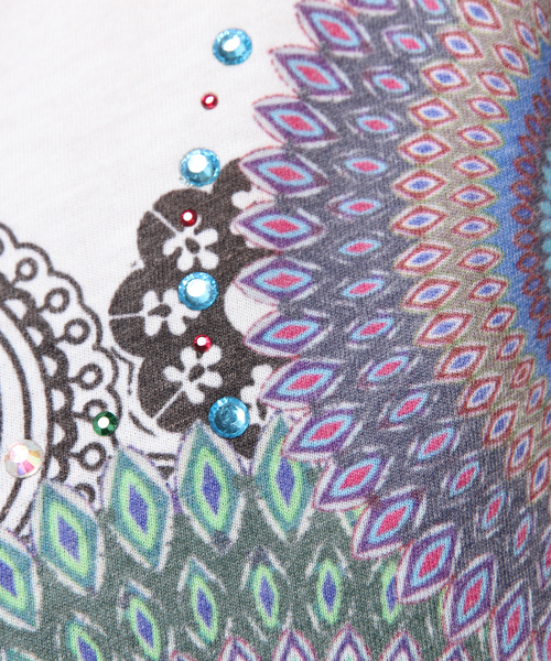 Desigual（デシグアル）の「「Desigual/デシグアル」Tシャツ（Tシャツ/カットソー・レディース・ホワイト・SMALL/X-LARGE）」の8枚目の写真