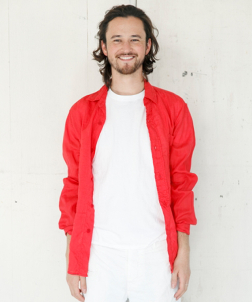 dip(ディップ)の「【dip】ディップ/ リネンシャツ(シャツ/ブラウス・メンズ・レッド/インディゴブルー・LARGE/MEDIUM)」の2枚目の写真