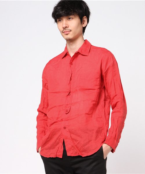 dip(ディップ)の「【dip】ディップ/ リネンシャツ(シャツ/ブラウス・メンズ・レッド/インディゴブルー・LARGE/MEDIUM)」の10枚目の写真