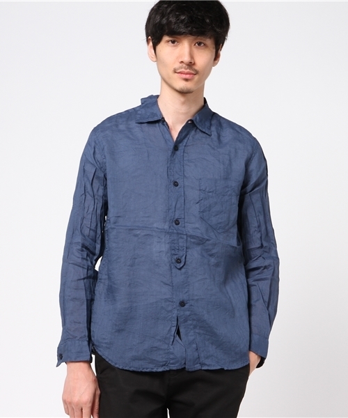 dip(ディップ)の「【dip】ディップ/ リネンシャツ(シャツ/ブラウス・メンズ・レッド/インディゴブルー・LARGE/MEDIUM)」の1枚目の写真